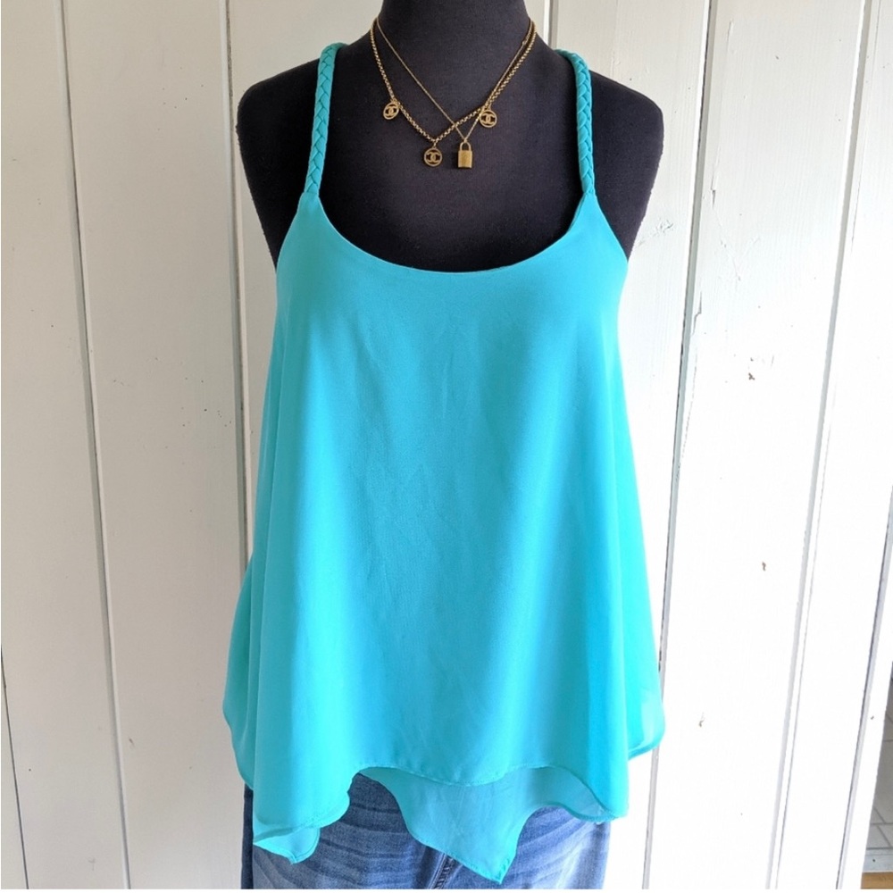 Braided racerback tank